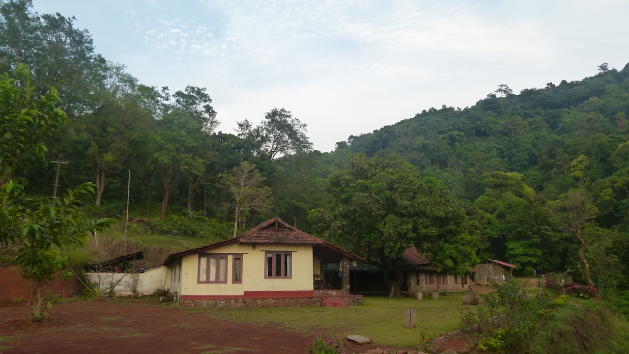La casa rural de Wayanad en la selva
