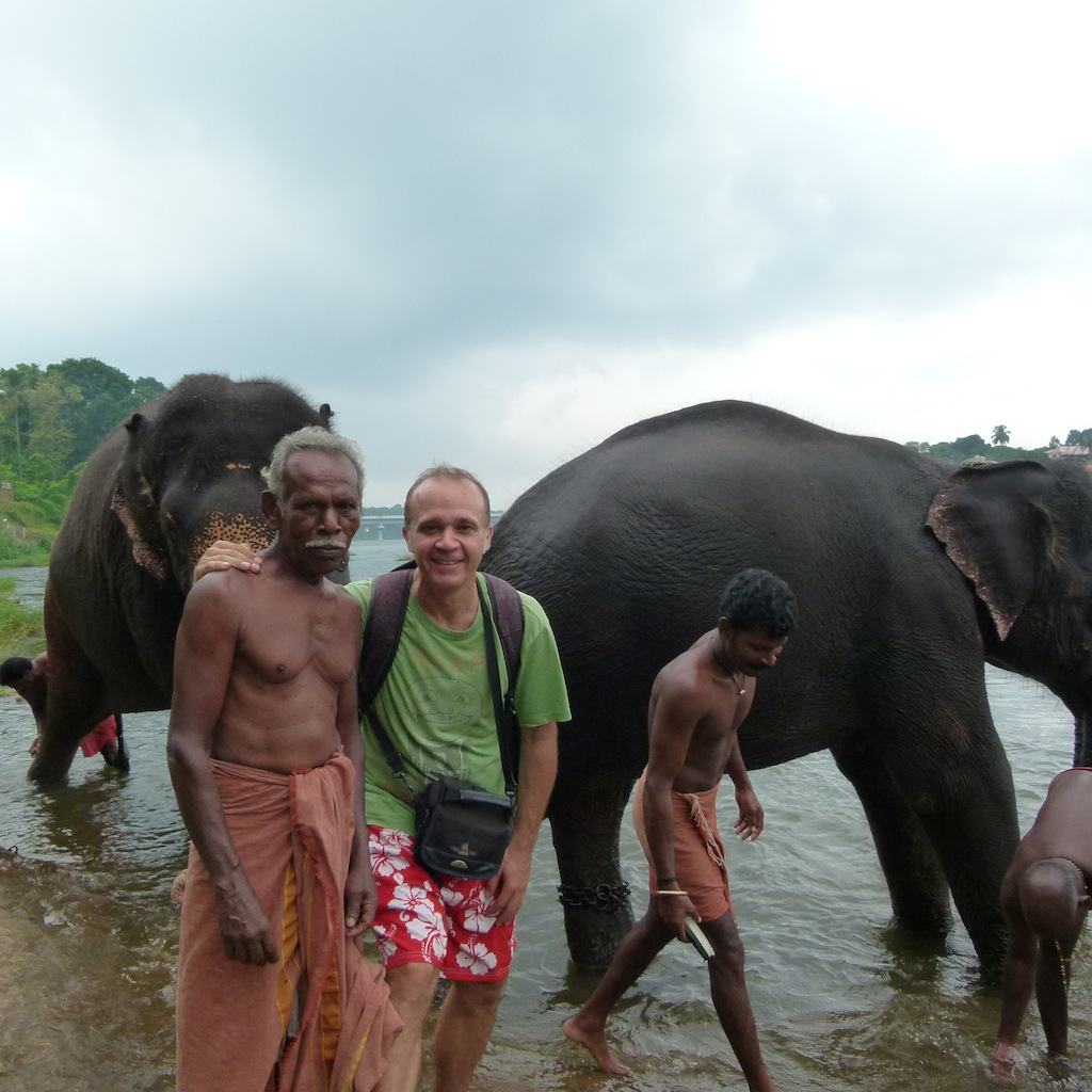 Kerala, el río Periyar y sus elefantes